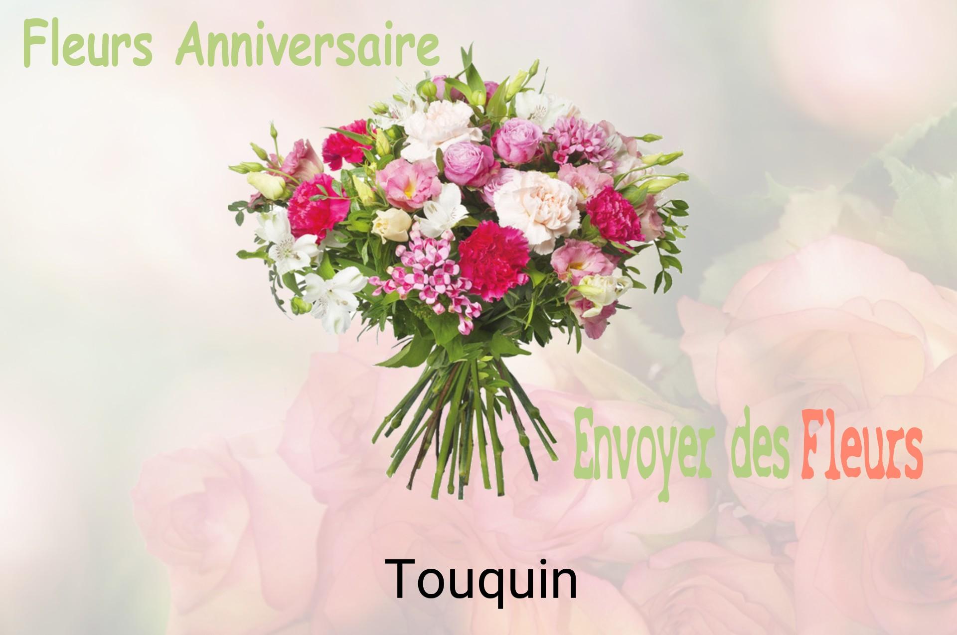 Bouquet de fleurs d’anniversaire livré à Touquin